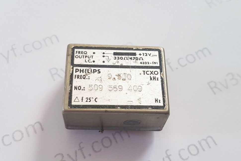 КГ 9,500 МГц - TCXO Philips 4322-191 (б\у)